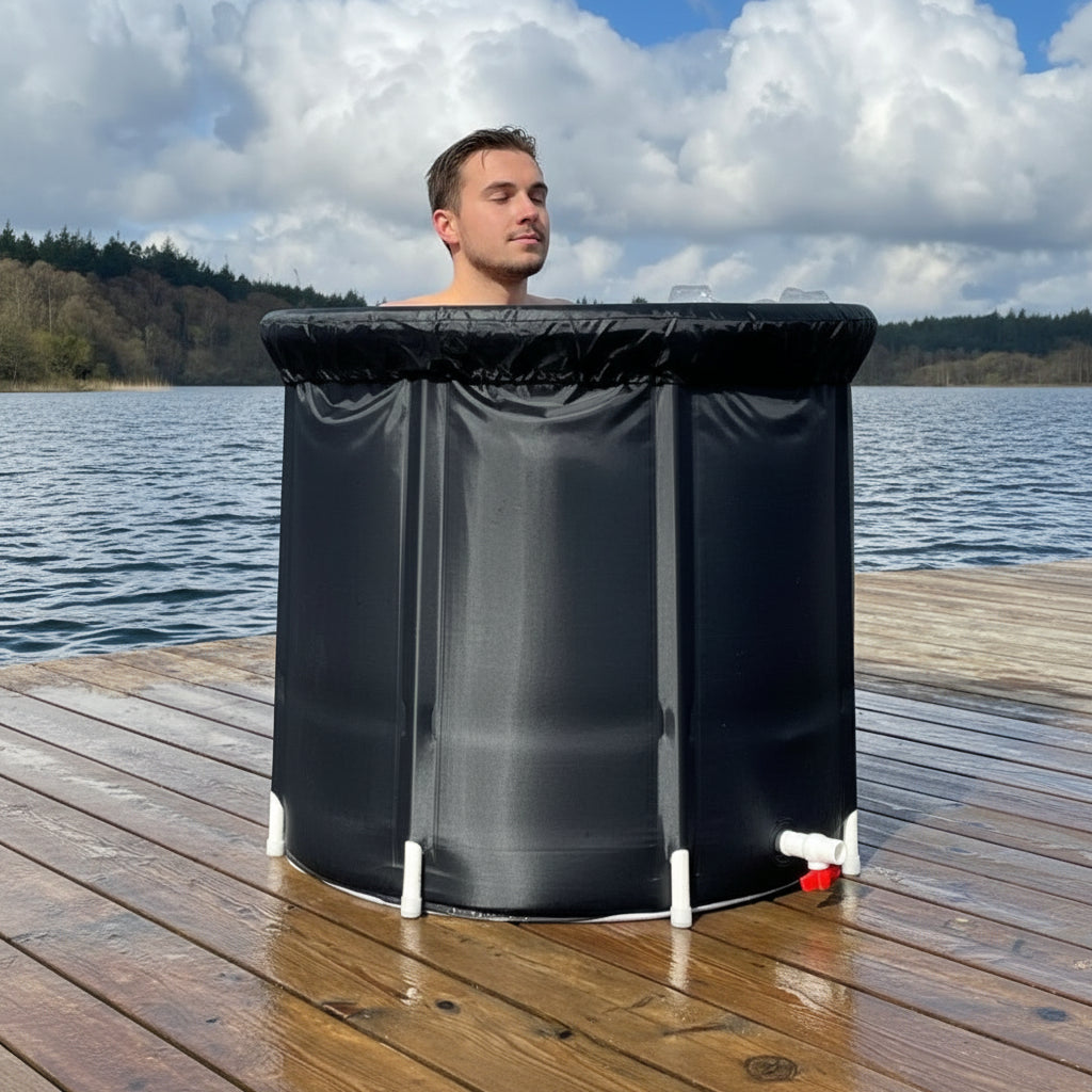 Bañera Portátil Plegable Aislada para Baño de Hielo y Frío