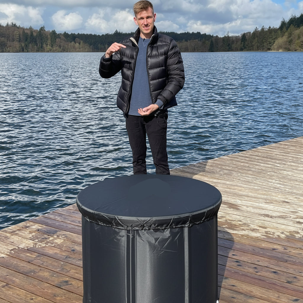 Bañera Portátil Plegable Aislada para Baño de Hielo y Frío