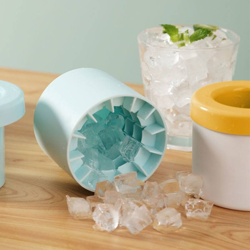 Vaso de Silicona para Hacer Hielo Portátil y Fácil de Usar