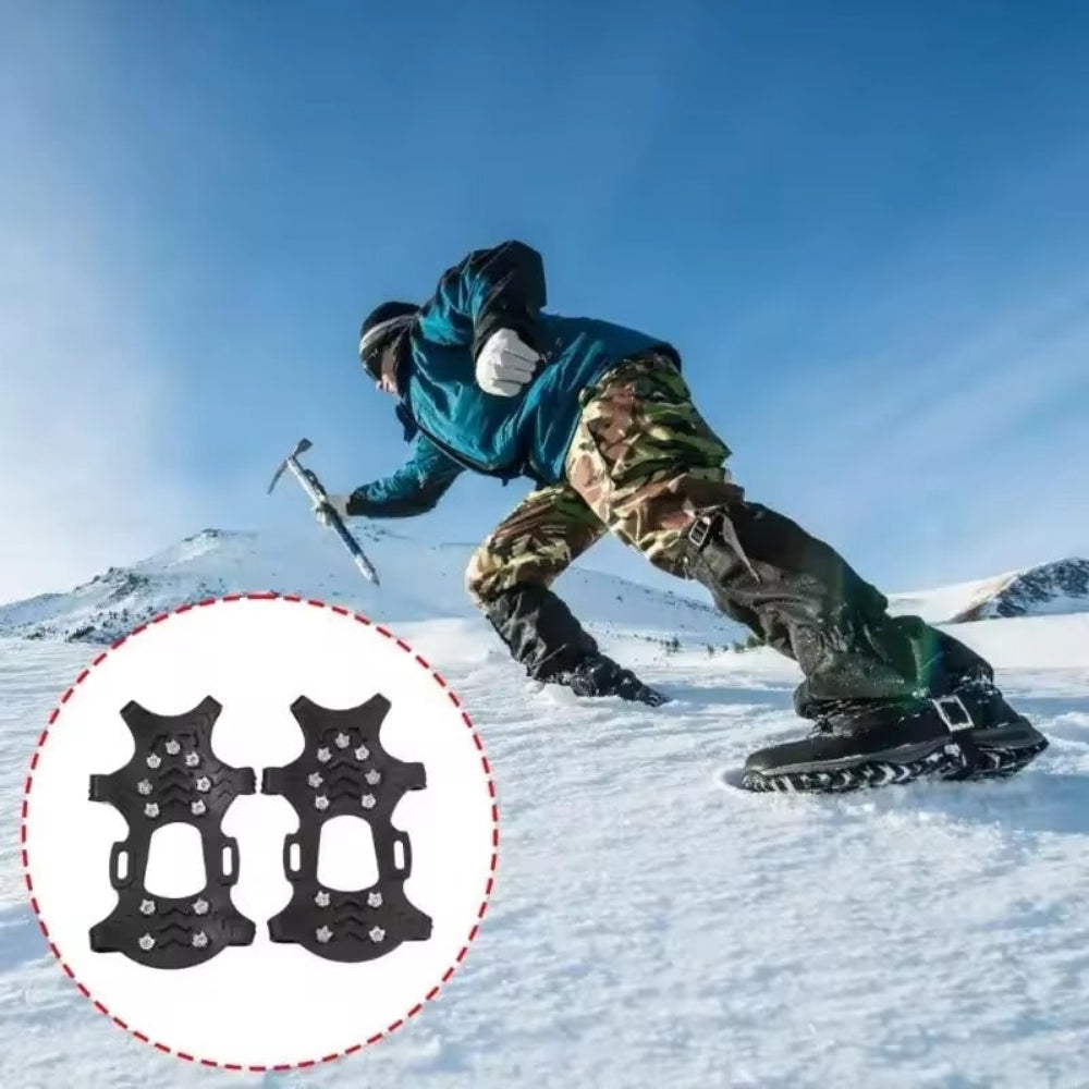 Crampones Antideslizantes para Nieve y Hielo con 11 Dientes