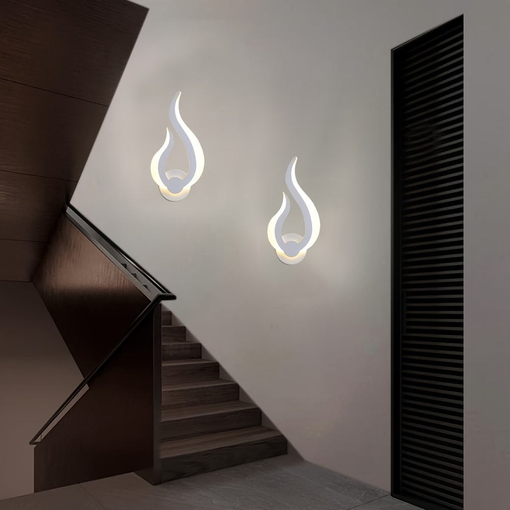 Aplique de Pared LED Modern Flame con Forma de Llama 10 W