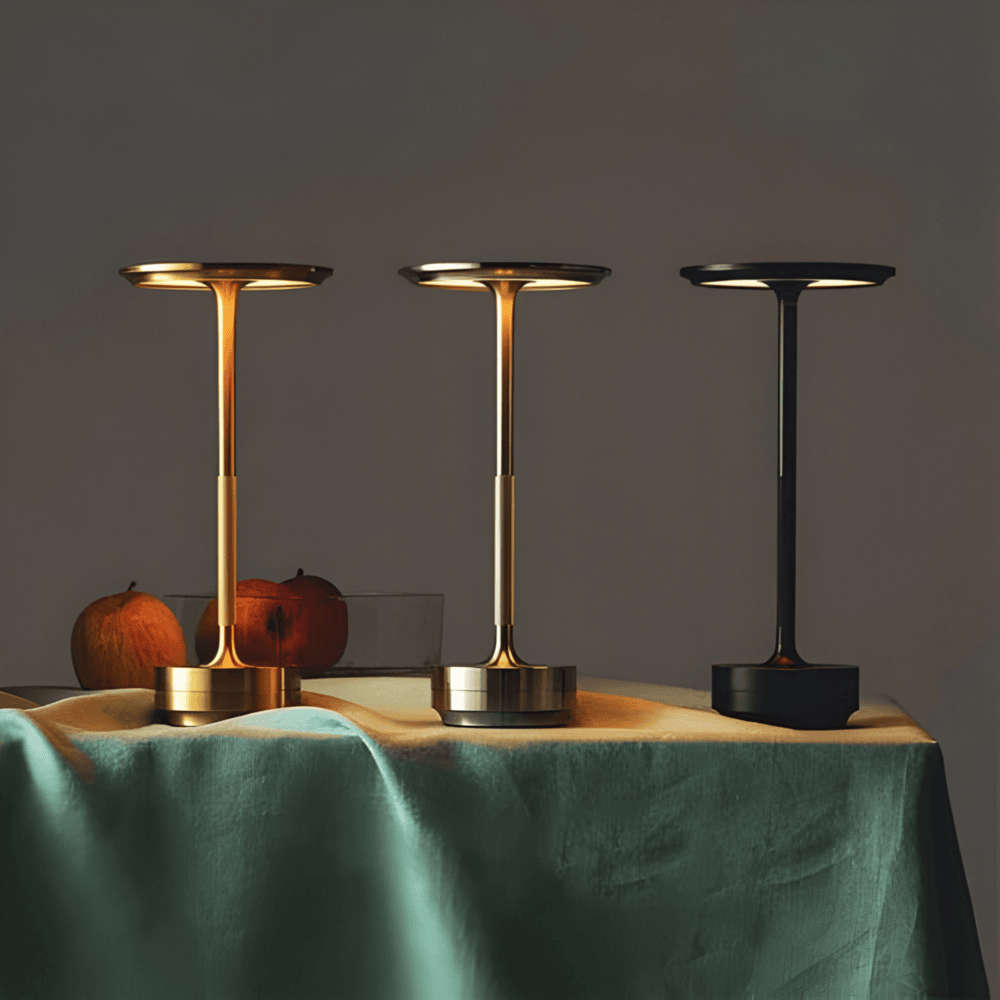 Lámpara de Mesa LED Recargable Táctil Inalámbrica Regulable