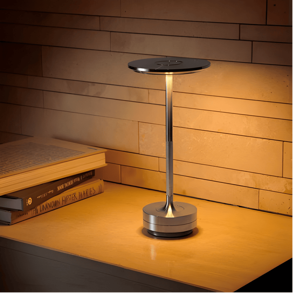 Lámpara de Mesa LED Recargable Táctil Inalámbrica Regulable