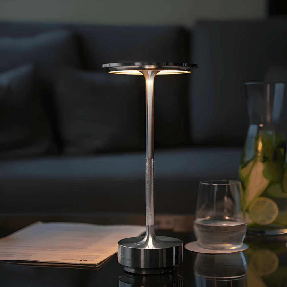 Lámpara de Mesa LED Recargable Táctil Inalámbrica Regulable
