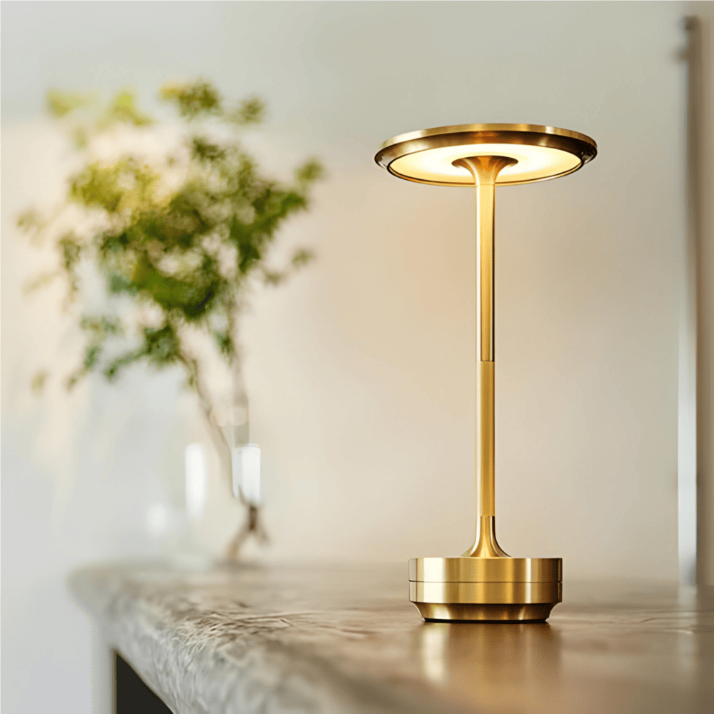 Lámpara de Mesa LED Recargable Táctil Inalámbrica Regulable