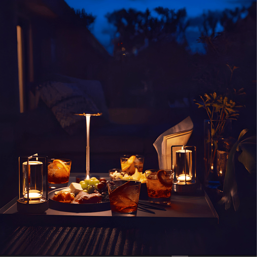 Lámpara de Mesa LED Recargable Táctil Inalámbrica Regulable