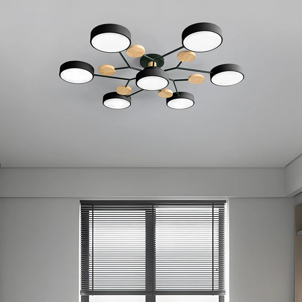 Lámpara de Techo LED Semiempotrada de 4 a 7 Luces Moderna