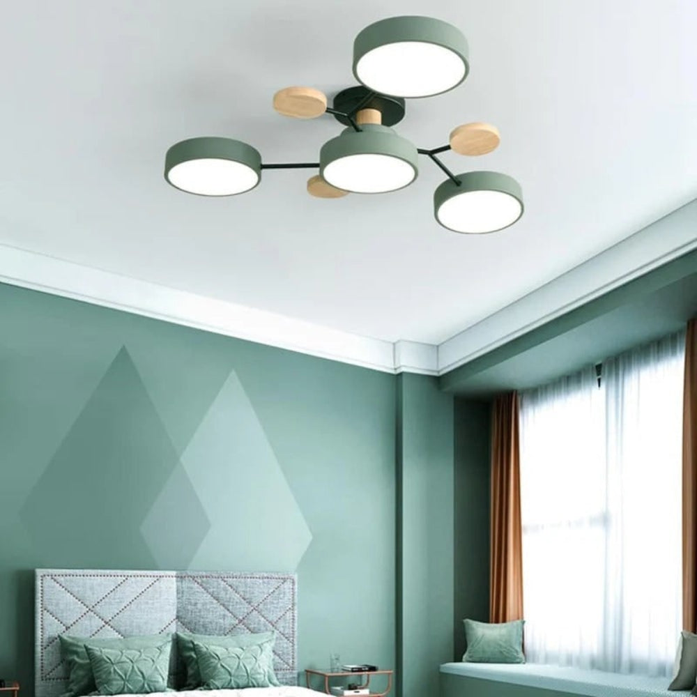 Lámpara de Techo LED Semiempotrada de 4 a 7 Luces Moderna