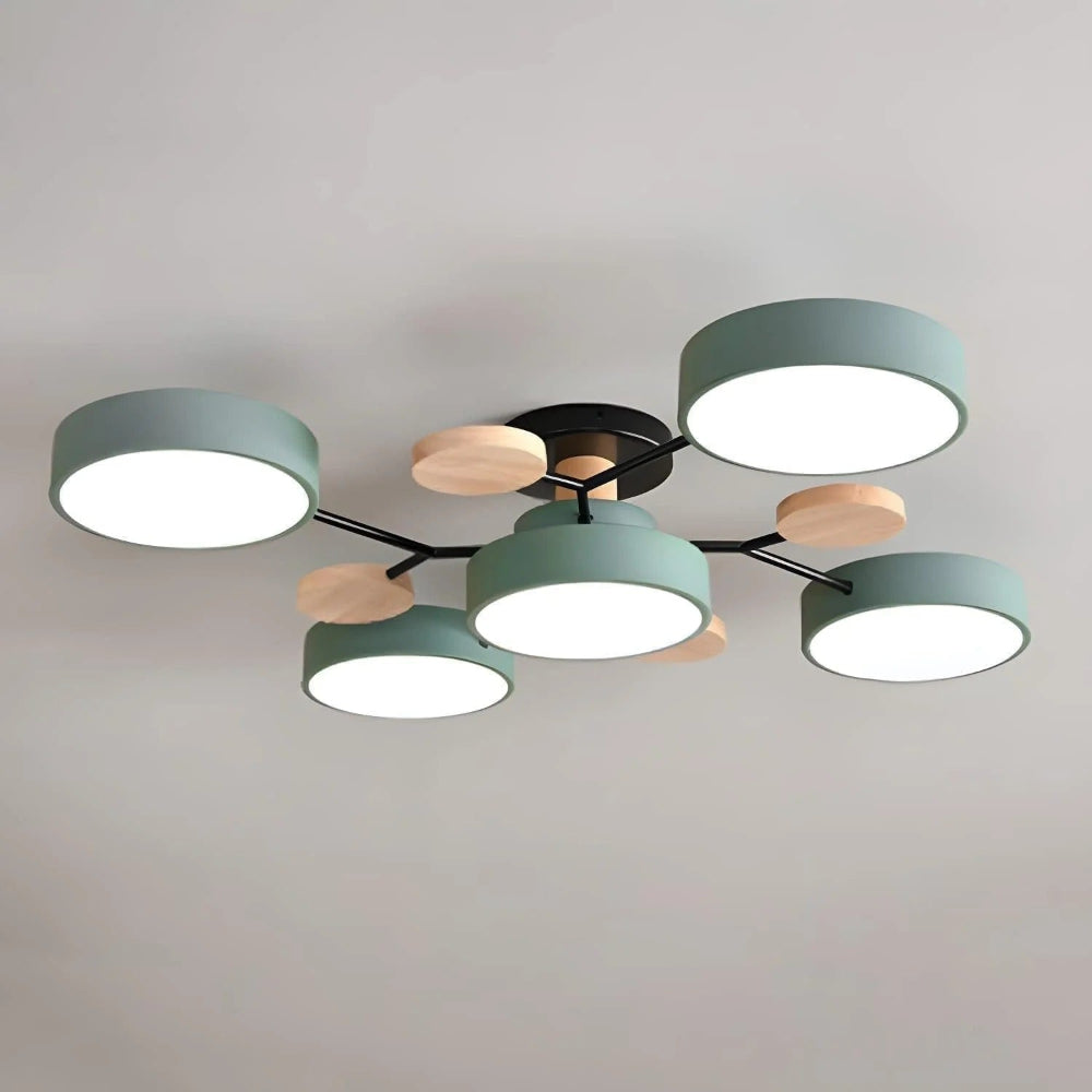 Lámpara de Techo LED Semiempotrada de 4 a 7 Luces Moderna