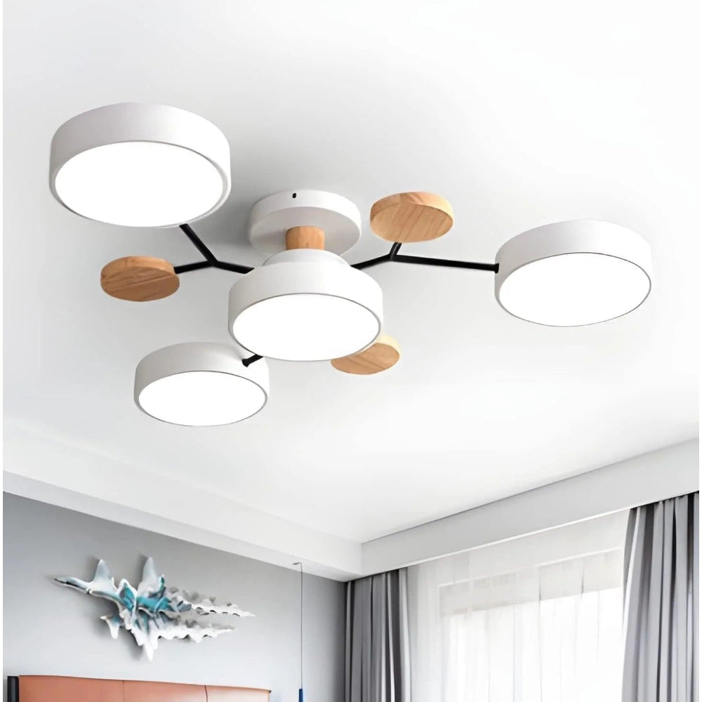 Lámpara de Techo LED Semiempotrada de 4 a 7 Luces Moderna