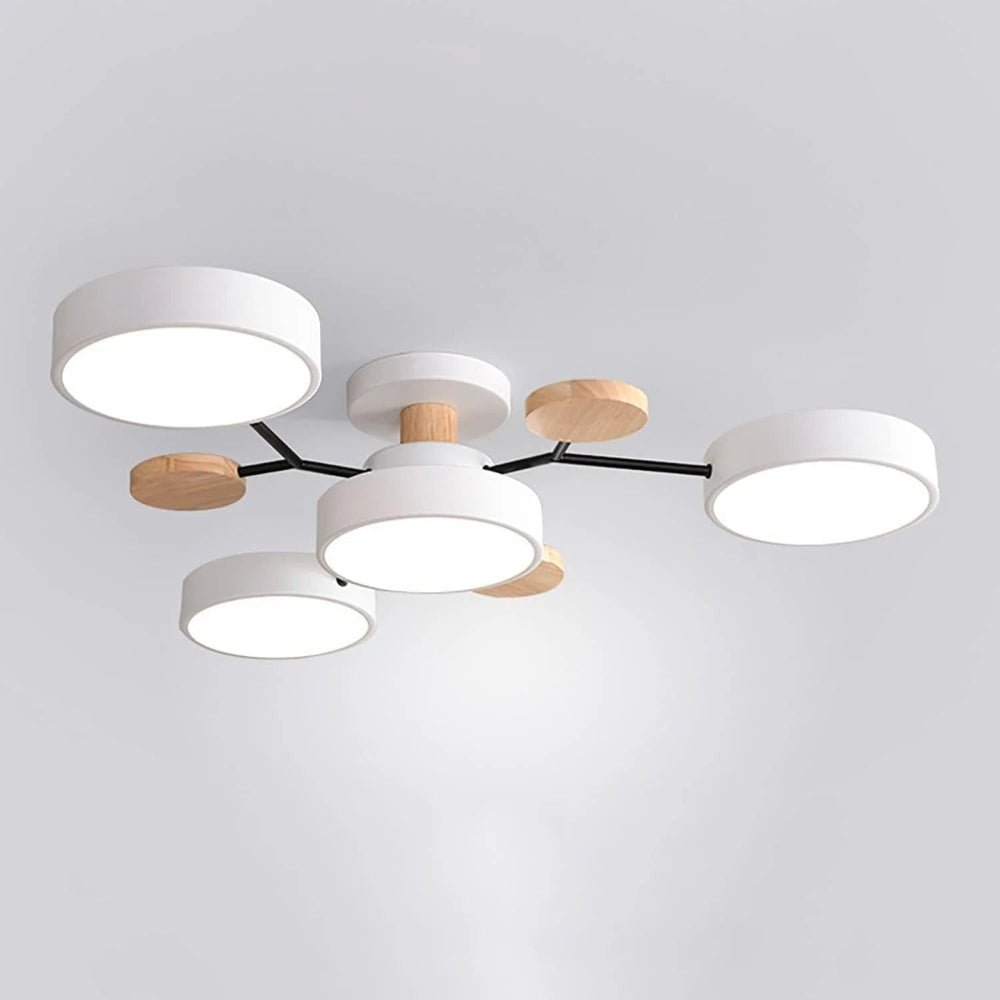 Lámpara de Techo LED Semiempotrada de 4 a 7 Luces Moderna