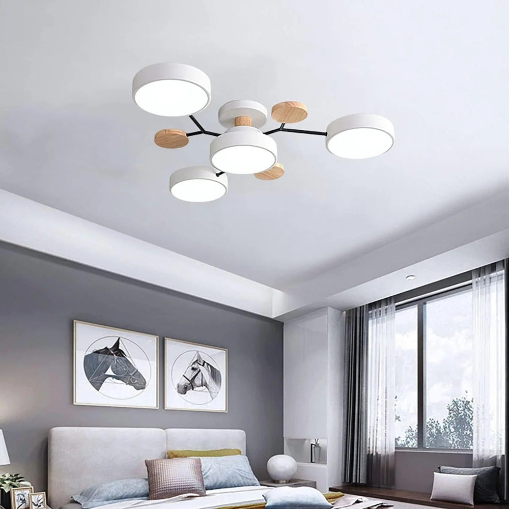 Lámpara de Techo LED Semiempotrada de 4 a 7 Luces Moderna
