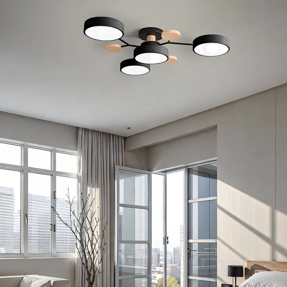 Lámpara de Techo LED Semiempotrada de 4 a 7 Luces Moderna