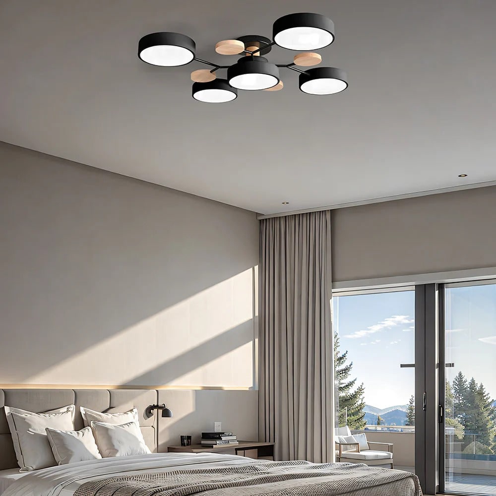 Lámpara de Techo LED Semiempotrada de 4 a 7 Luces Moderna