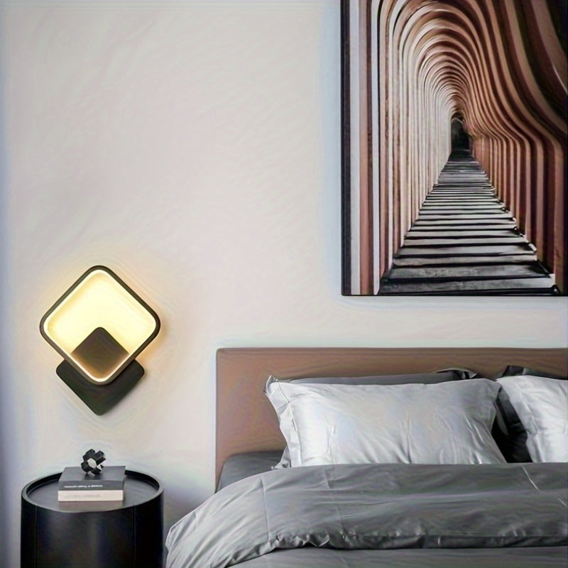 Lámpara de Pared LED Cuadrada Moderna Geométrica Minimalista