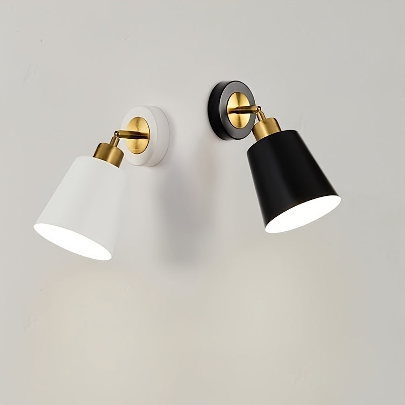 Lámpara de Pared de Metal Moderna Ajustable para Lectura