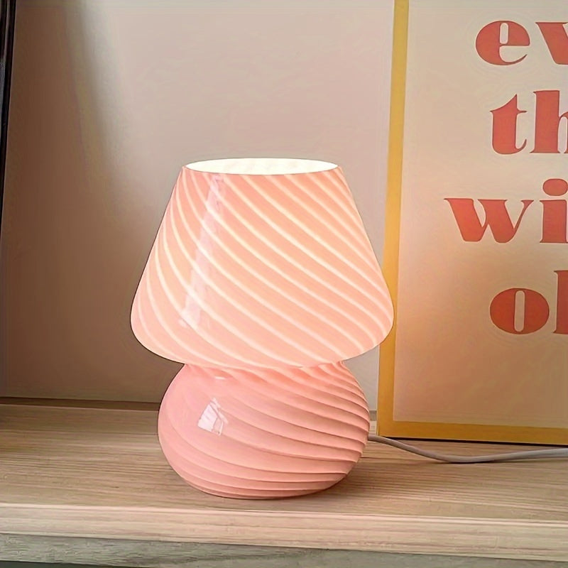 Lámpara Seta de Vidrio Estilo Murano Regulable por USB