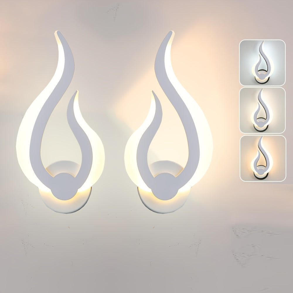 Aplique de Pared LED Modern Flame con Forma de Llama 10 W