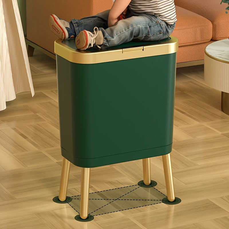 Cubo de Basura 15 L Hermético Antiolores con Patas Elevadas
