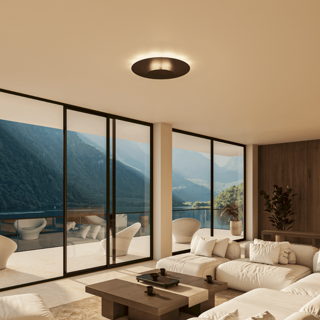 Plafón LED de Techo Redondo y Extraplano de Diseño Moderno