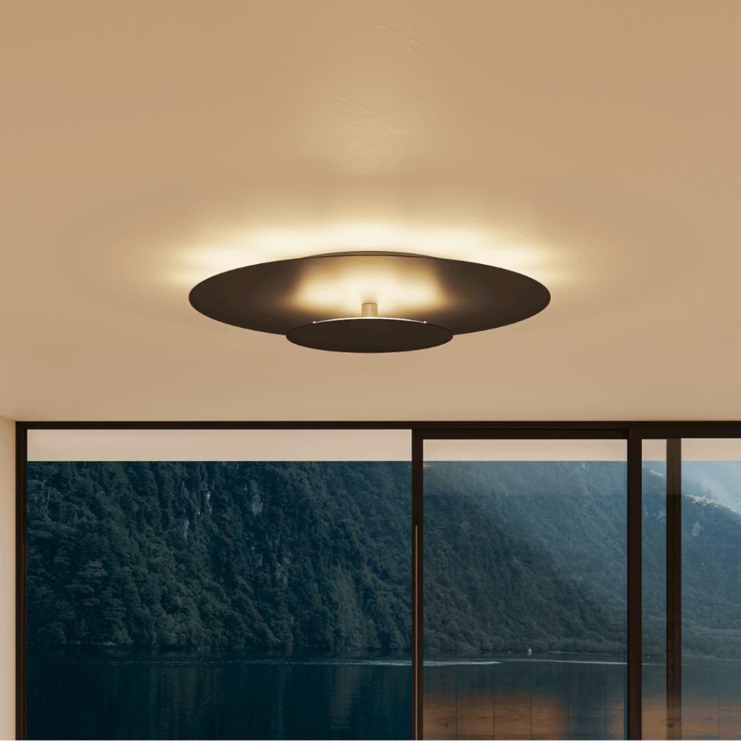 Plafón LED de Techo Redondo y Extraplano de Diseño Moderno