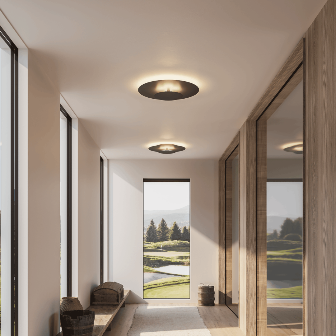 Plafón LED de Techo Redondo y Extraplano de Diseño Moderno