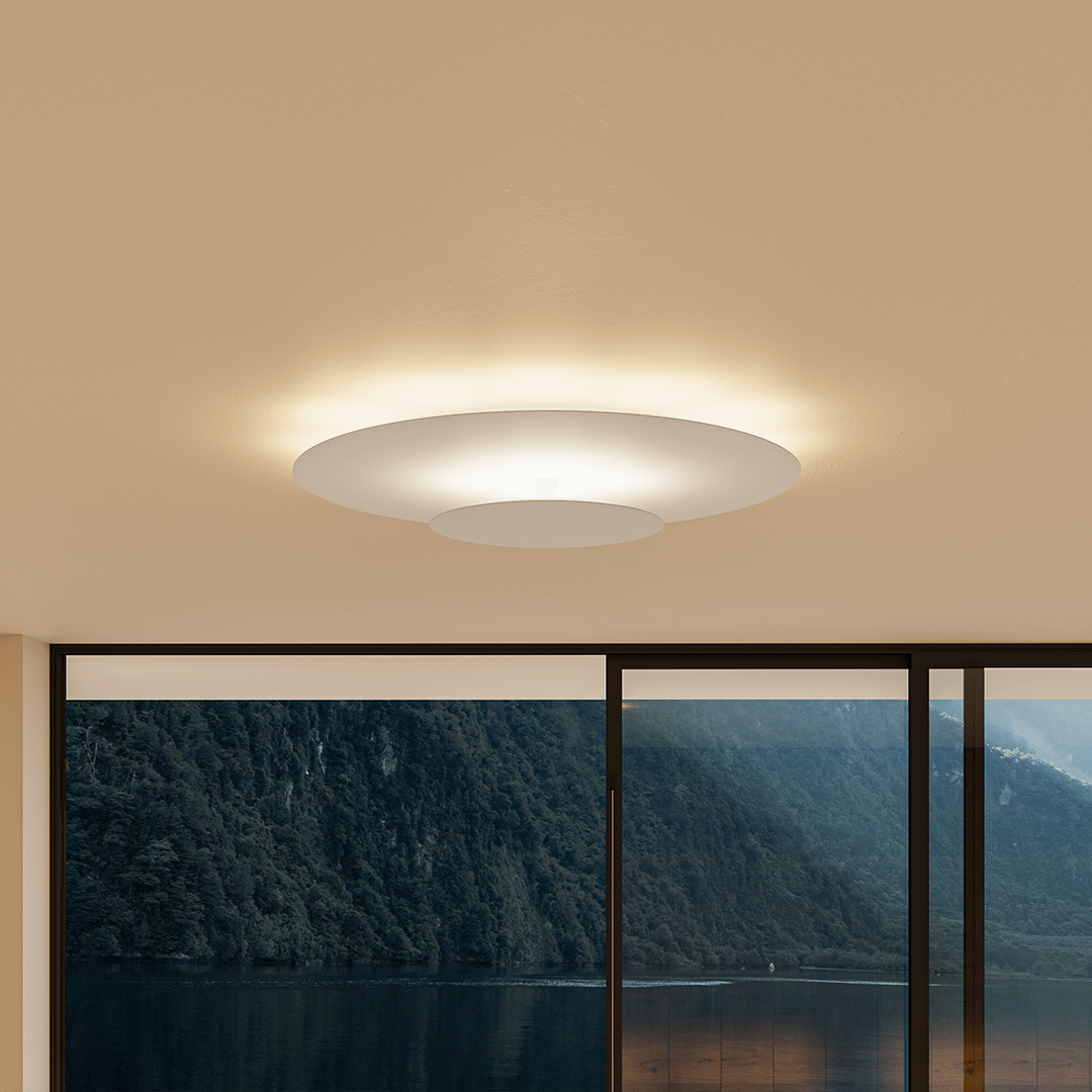 Plafón LED de Techo Redondo y Extraplano de Diseño Moderno