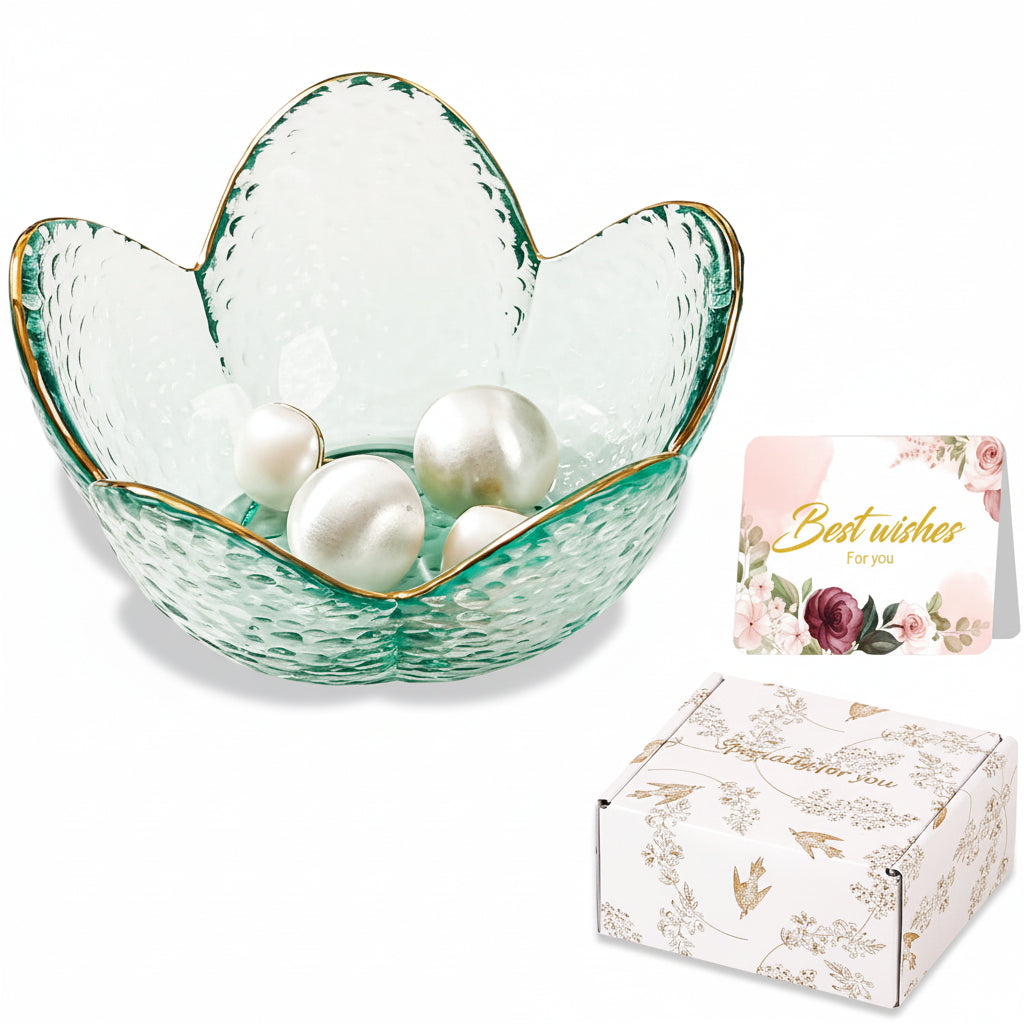 Joyero de Cerámica con Forma de Flor para Anillos