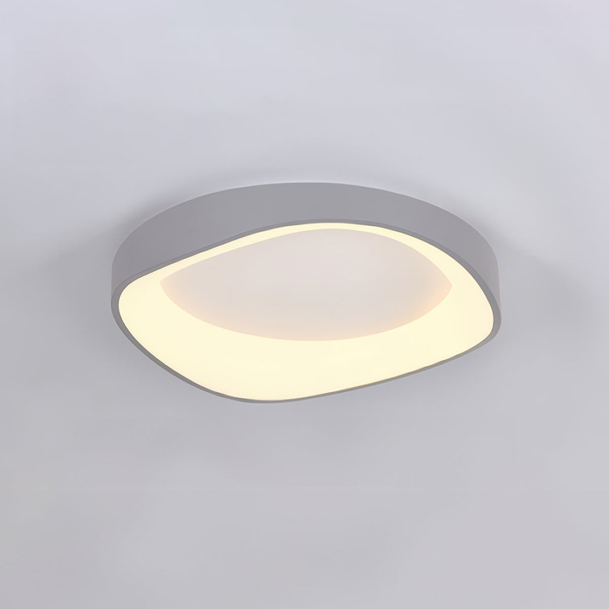 Plafón LED Nórdico Efecto Veta de Madera, 40 o 50 cm