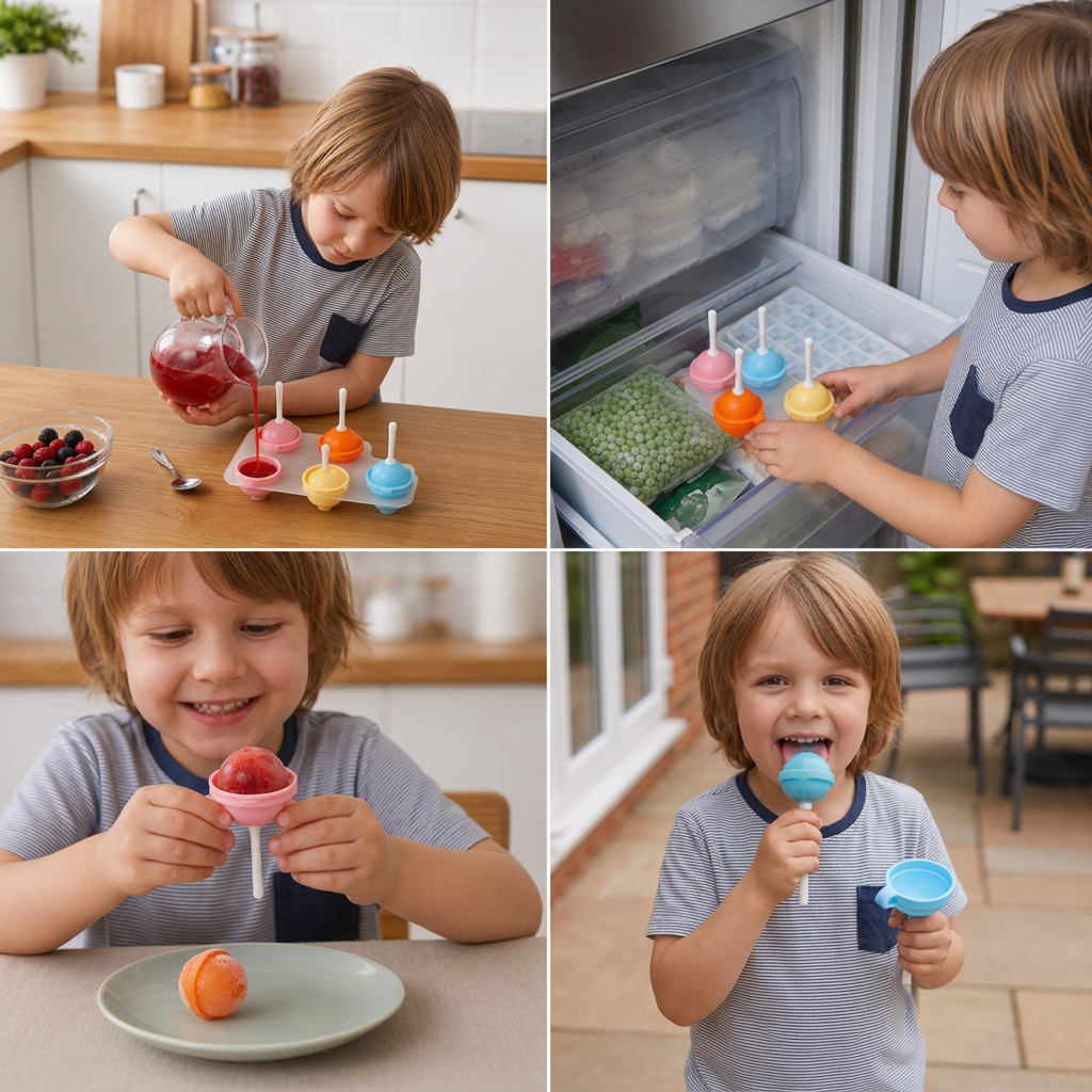 Moldes para Polos Caseros Divertidos para Helados de Verano