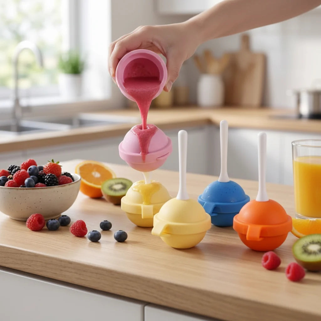 Moldes para Polos Caseros Divertidos para Helados de Verano