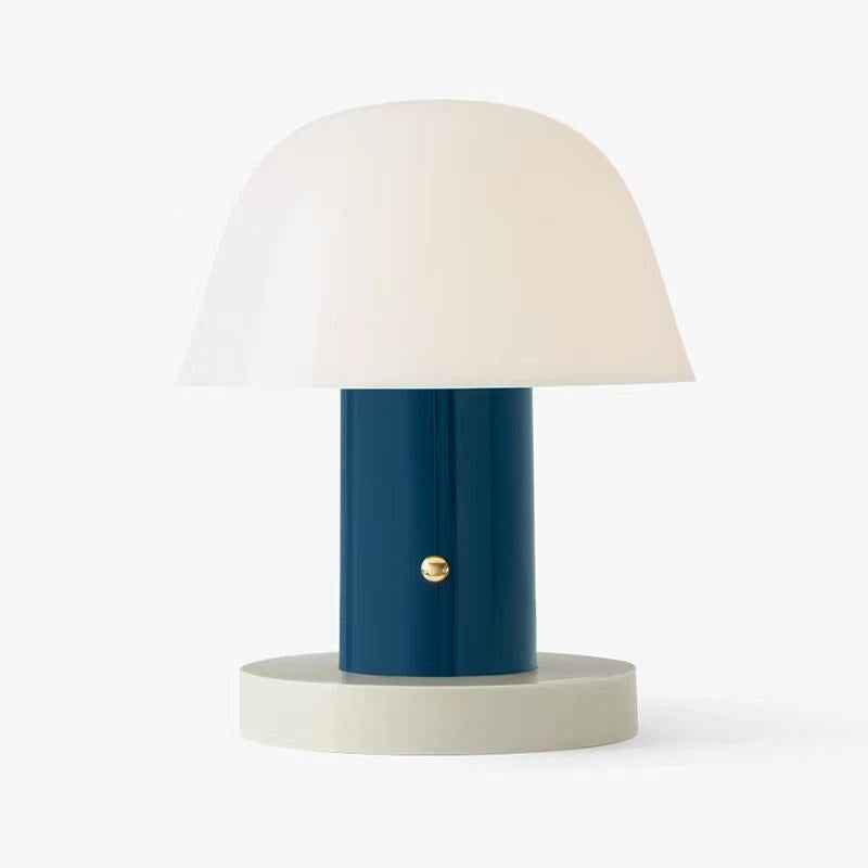 Lámpara de Mesa LED con Forma de Seta Moderna Recargable