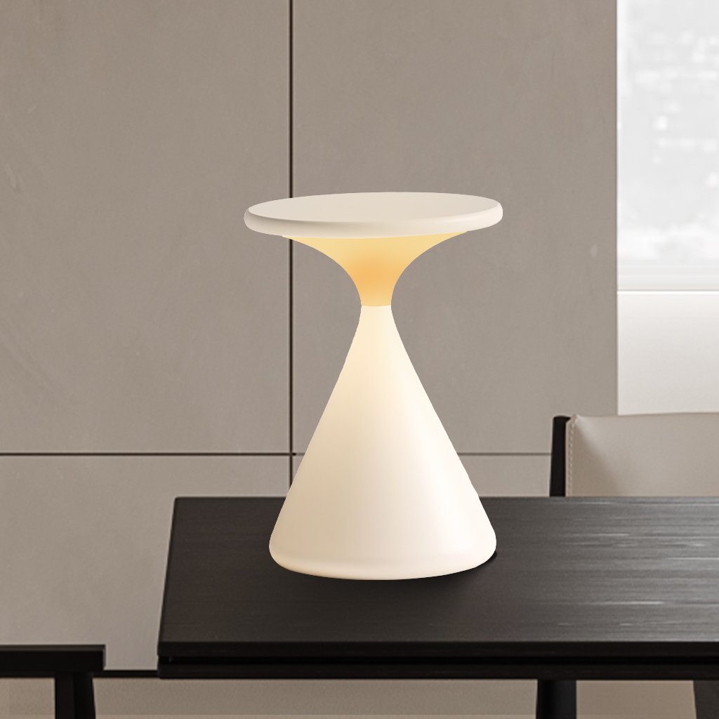 Lámpara de Mesa Inalámbrica Aurora Forma de Reloj de Arena