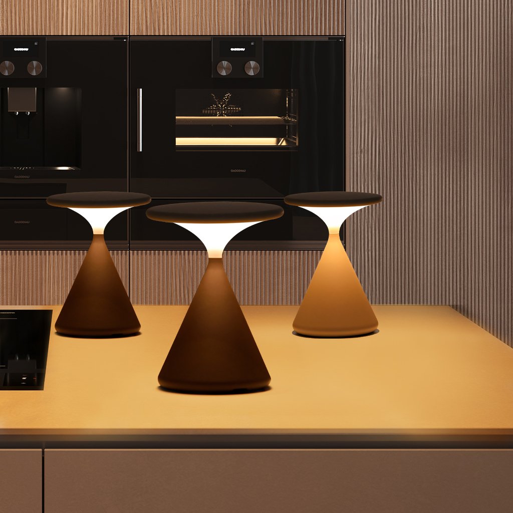 Lámpara de Mesa Inalámbrica Aurora Forma de Reloj de Arena