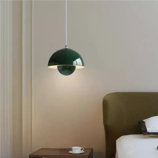 Flora Lámpara Colgante LED Nórdica con Cúpula en Capas