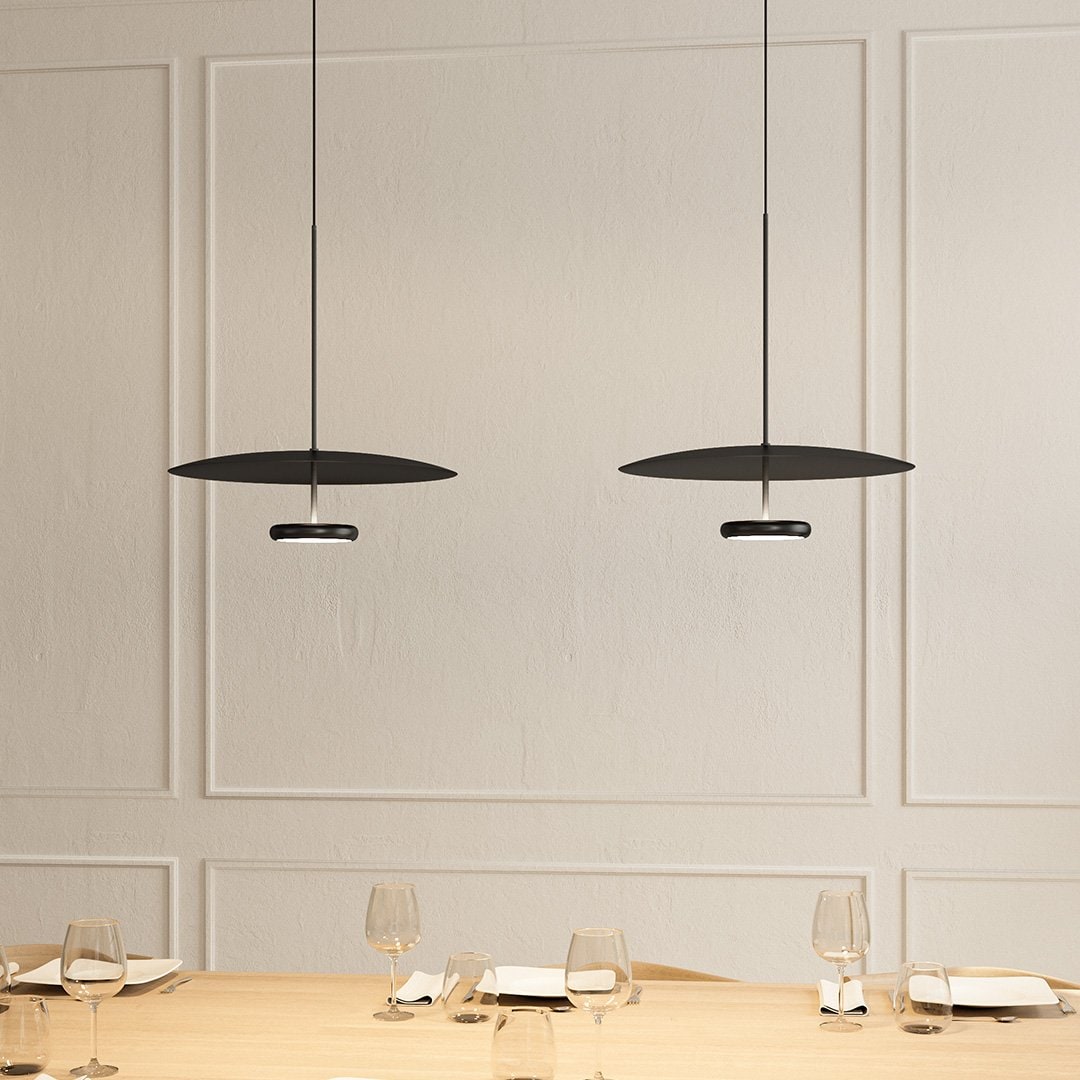 Lámpara Colgante LED Retro con Luz Directa e Indirecta