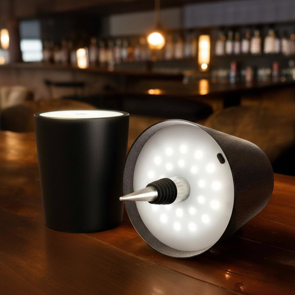 Lámpara para Botella LED Recargable USB-C Regulable