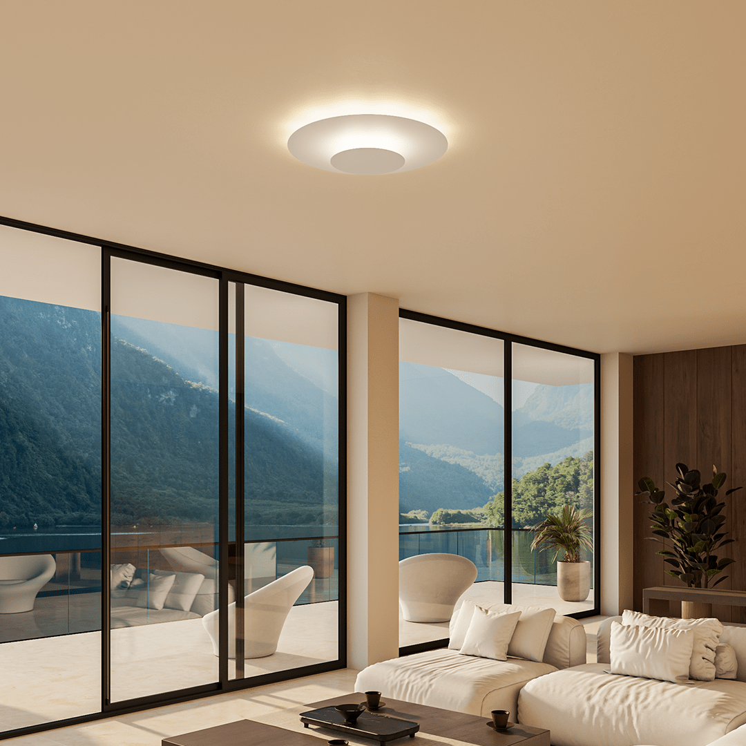 Plafón LED Empotrado de Techo Moderno Minimalista, 2 Colores