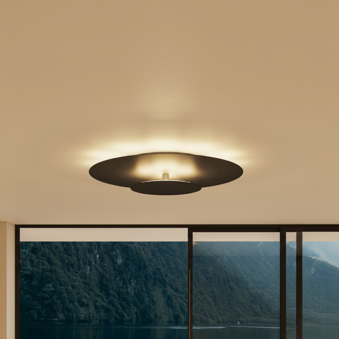 Plafón LED Empotrado de Techo Moderno Minimalista, 2 Colores