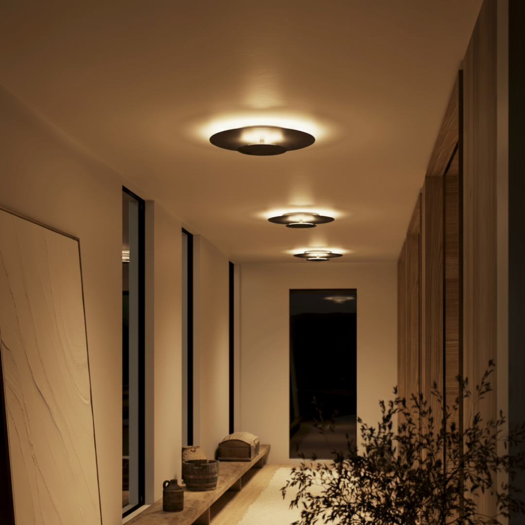 Plafón LED Empotrado de Techo Moderno Minimalista, 2 Colores