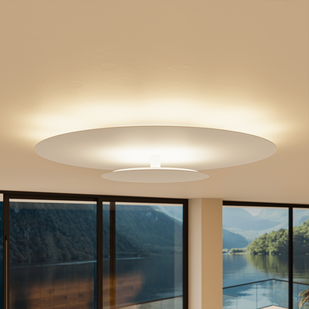 Plafón LED Empotrado de Techo Moderno Minimalista, 2 Colores
