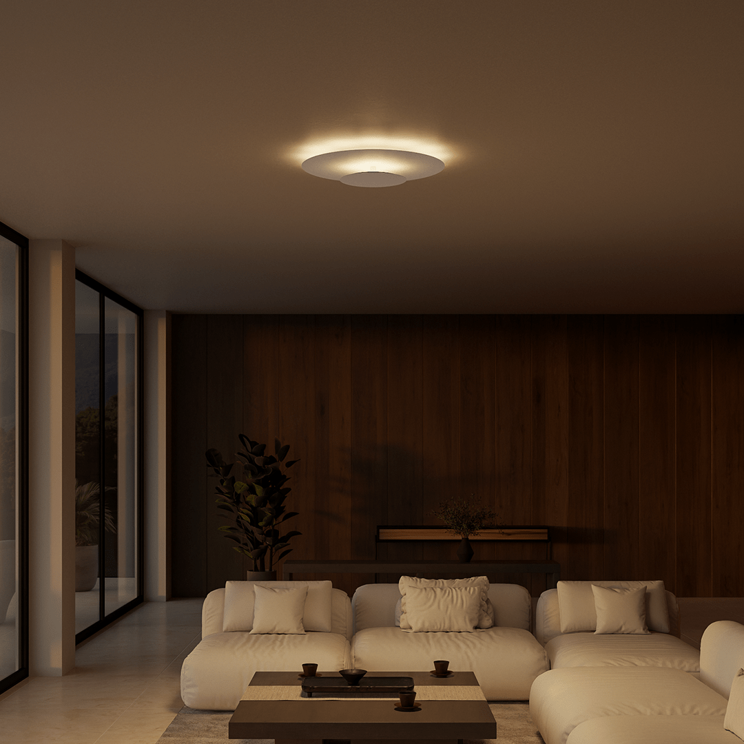 Plafón LED Empotrado de Techo Moderno Minimalista, 2 Colores