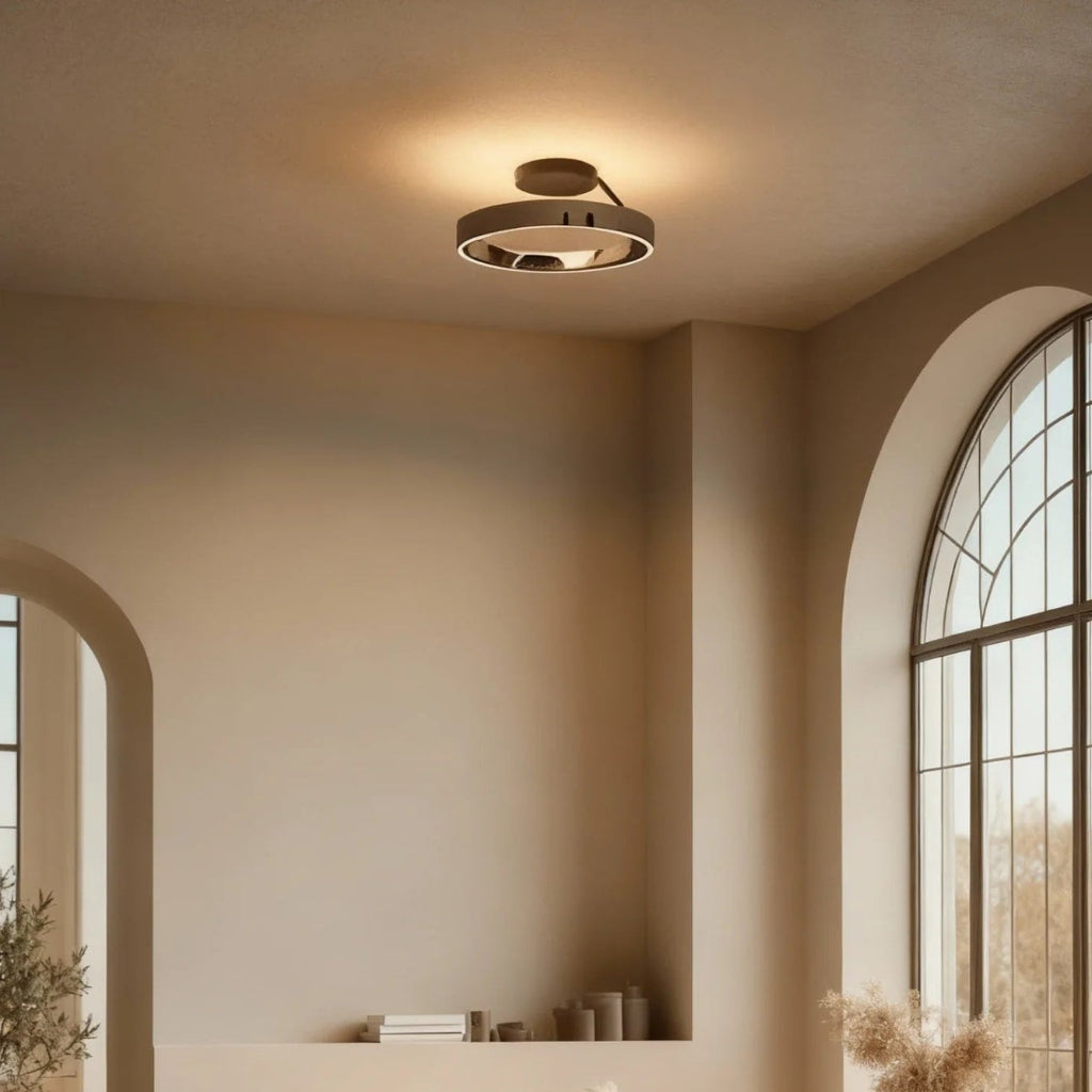 Plafón LED Empotrado Redondo de Perfil Bajo, Cromo o Blanco