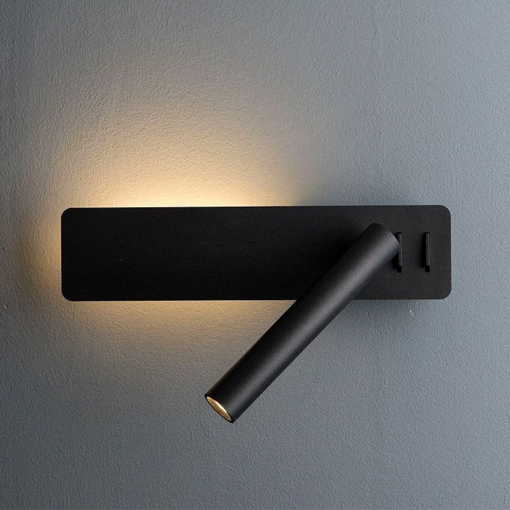 Aplique de Pared LED con Brazo de Lectura Flexible, Moderno