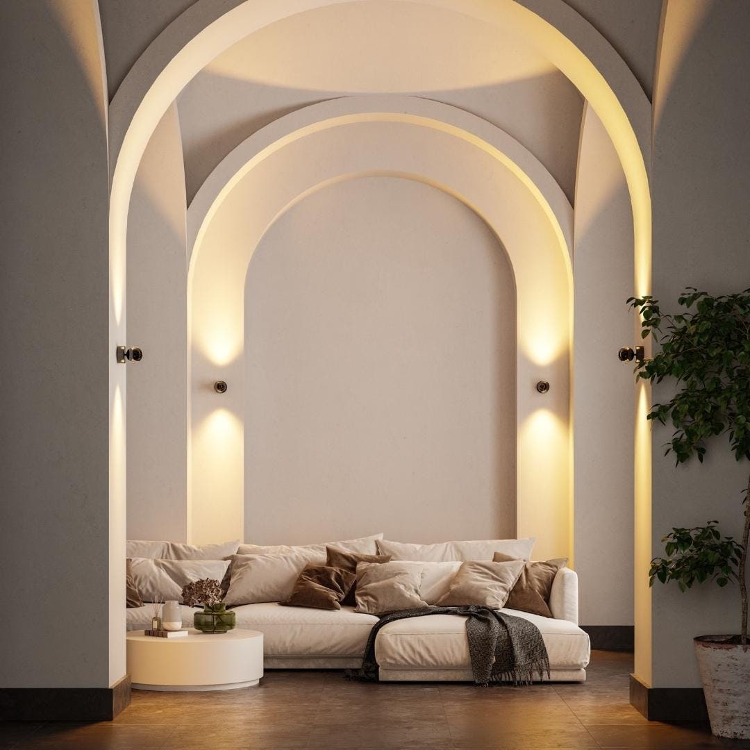 Aplique de Pared LED Moderno Regulable, Cromo o Blanco