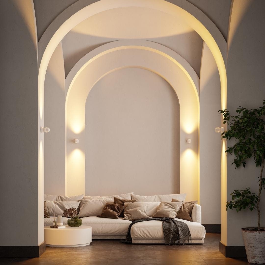 Aplique de Pared LED Moderno Regulable, Cromo o Blanco