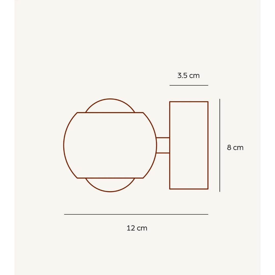 Aplique de Pared LED Moderno Regulable, Cromo o Blanco