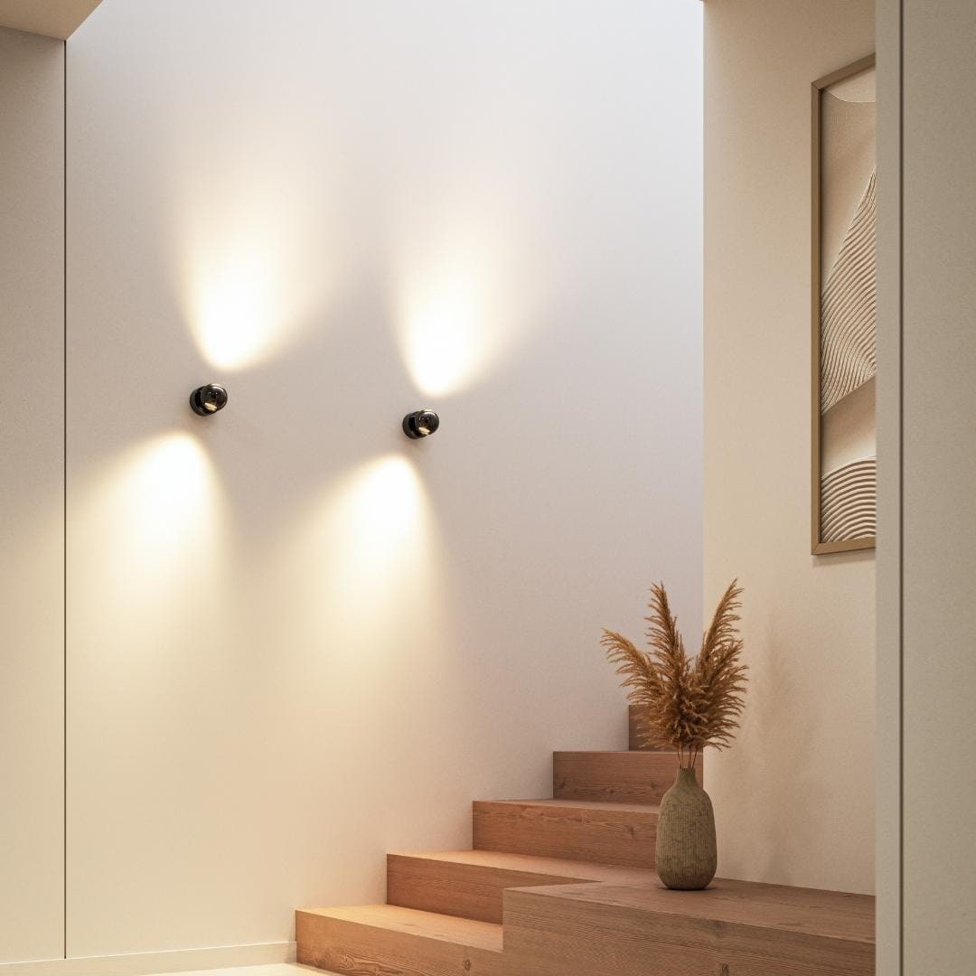 Aplique de Pared LED Moderno Regulable, Cromo o Blanco