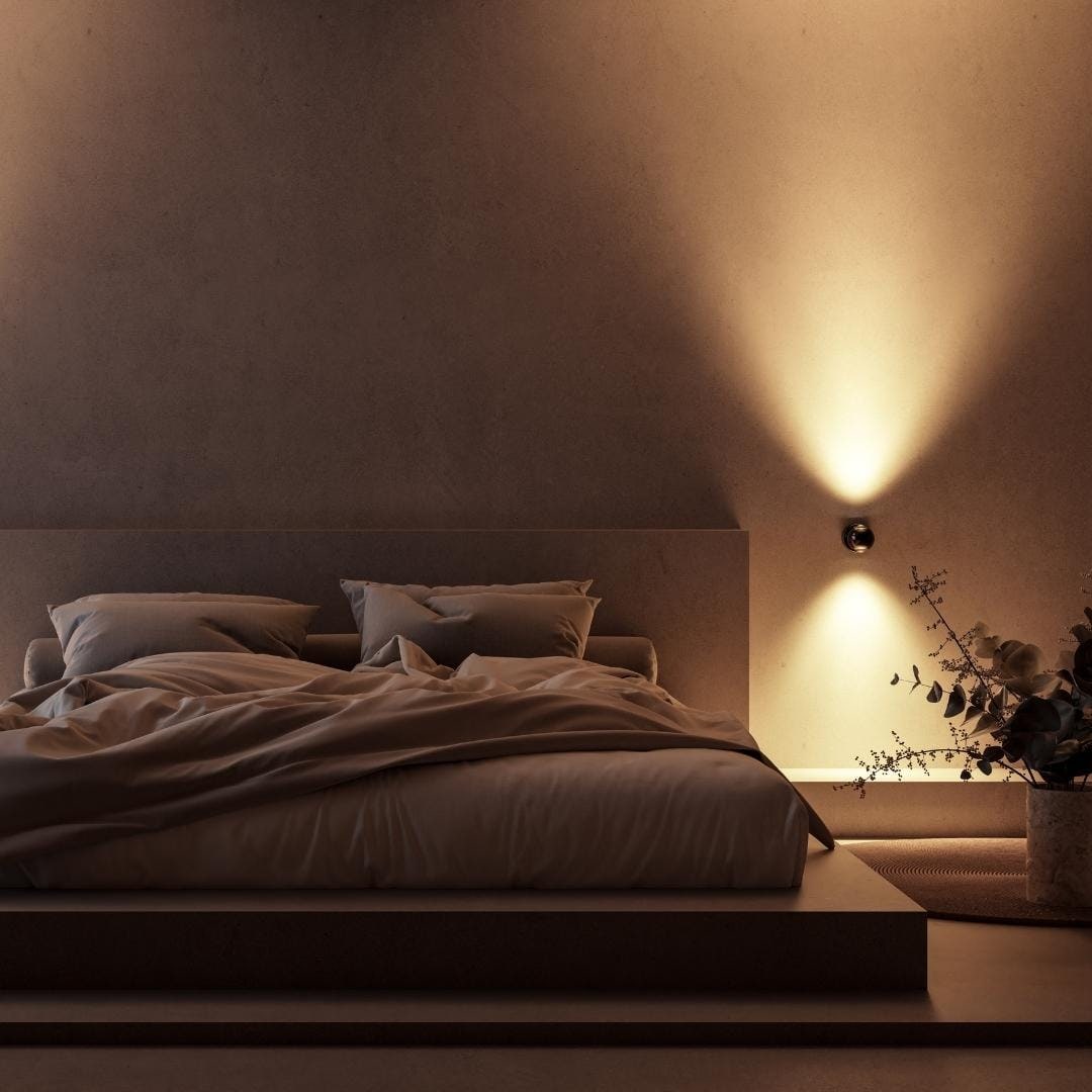 Aplique de Pared LED Moderno Regulable, Cromo o Blanco