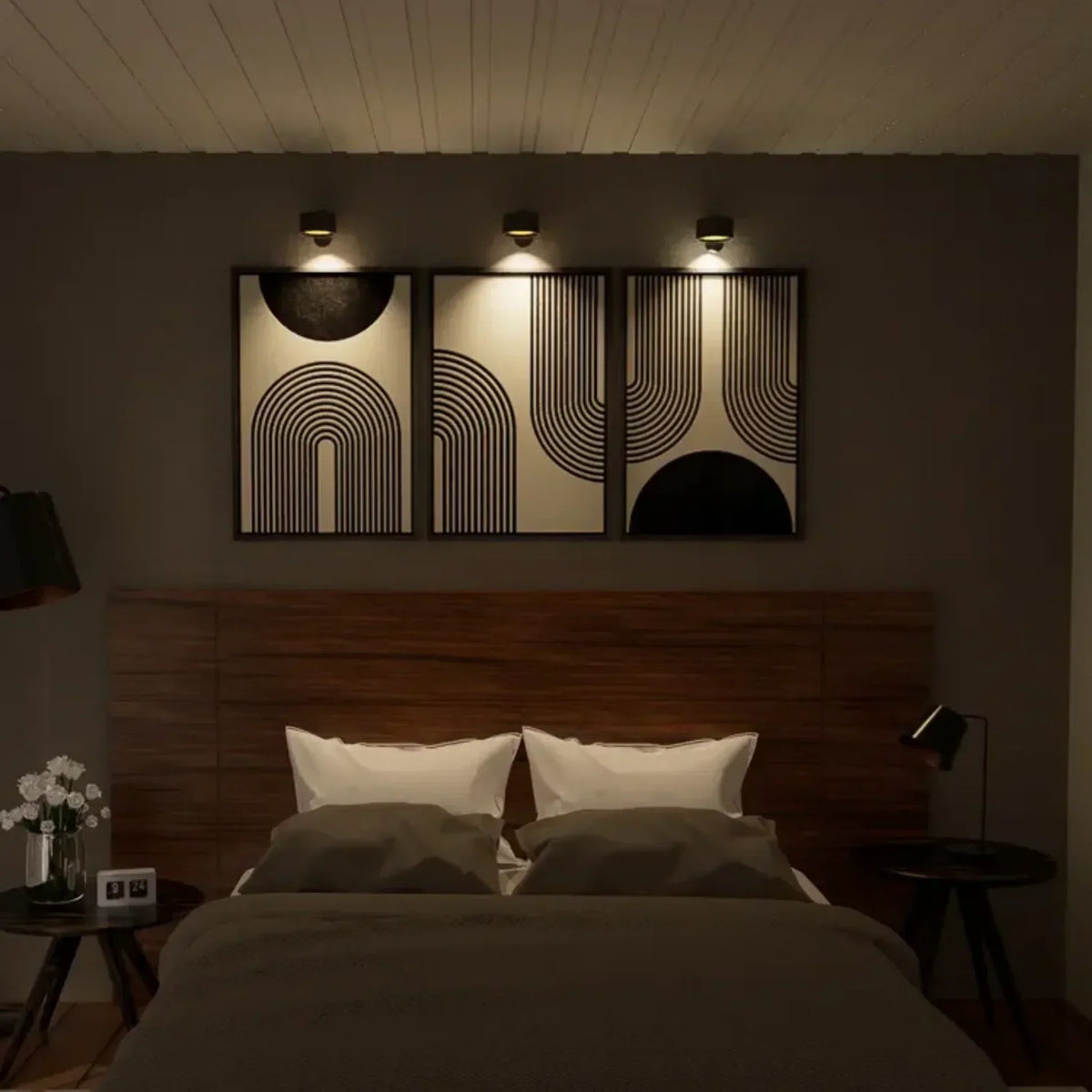 Aplique de Pared LED Recargable USB Táctil o con Mando